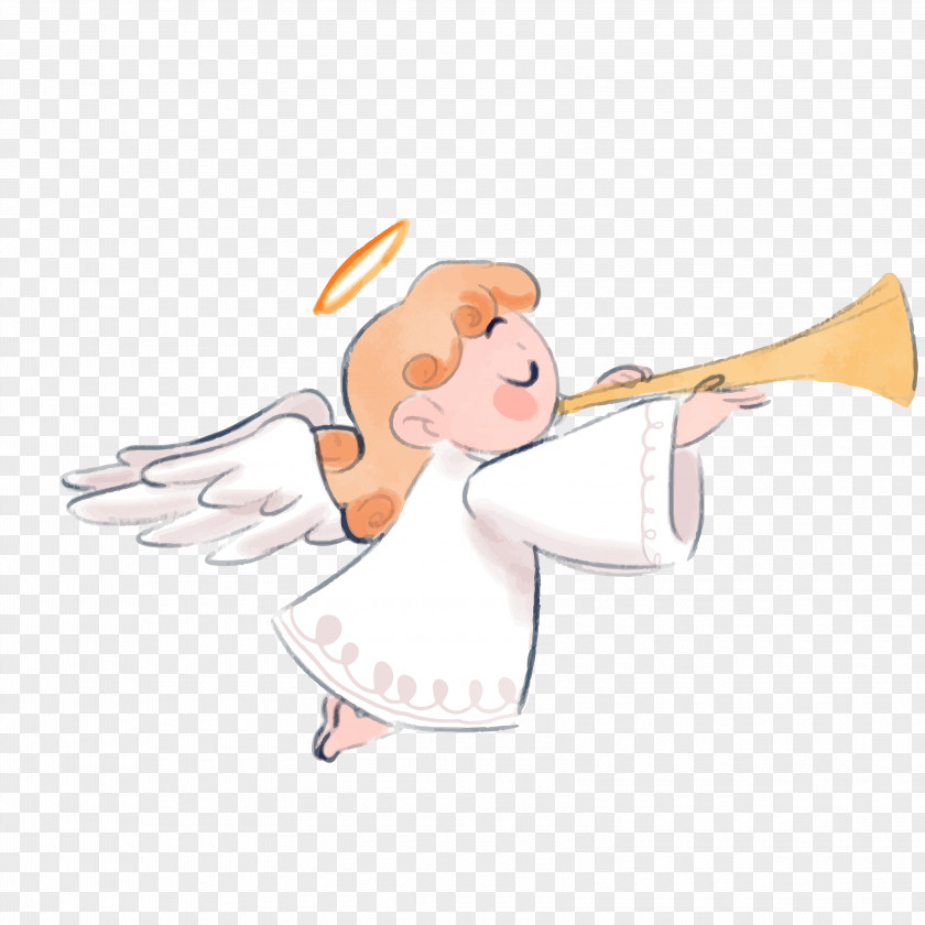 The Angel Of Trumpet Euclidean Vector Download PNG