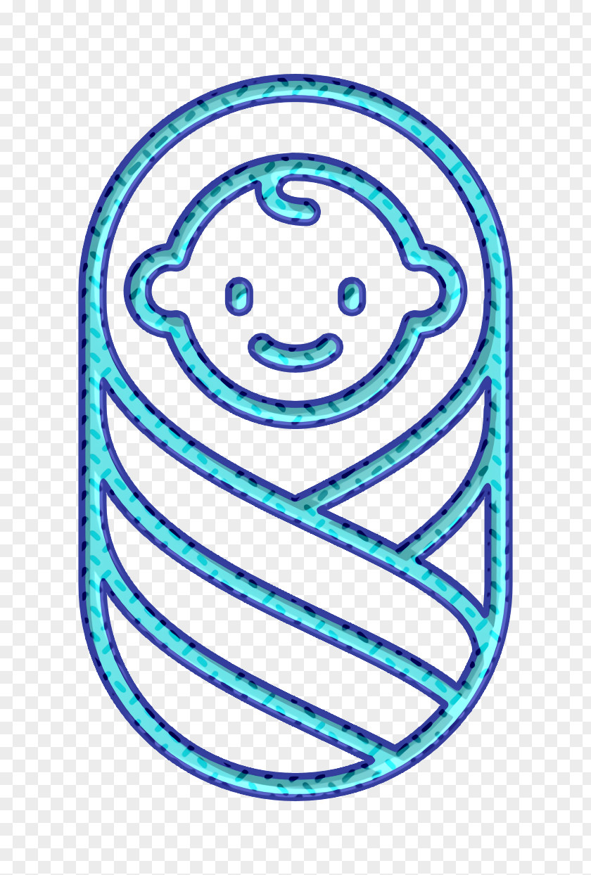 Wrapped Baby Icon Child Childhood PNG
