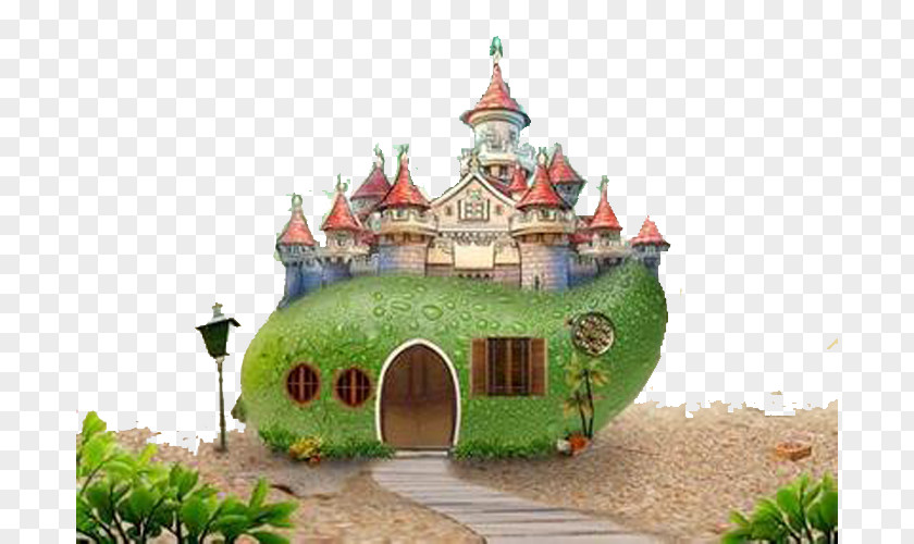 Dream Castle Cartoon PNG
