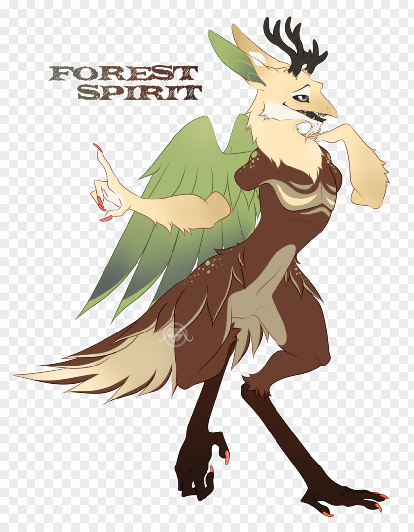 Forest Spirit DeviantArt Legendary Creature Illustration Artist PNG