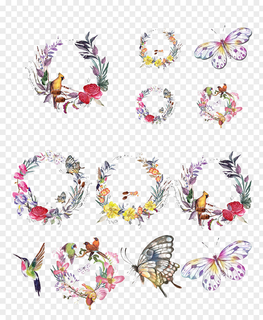 Garland Collection Wreath Flower PNG