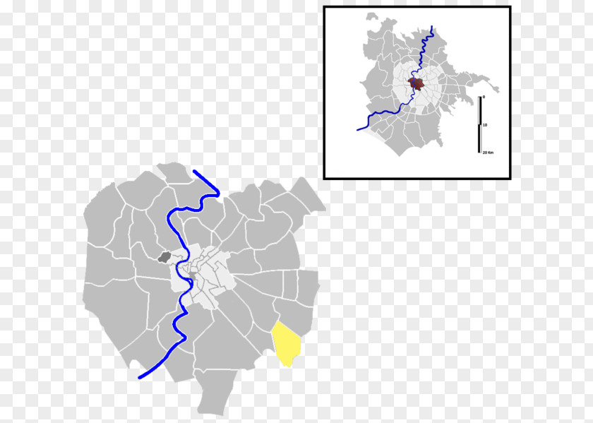 Map Quarters Of Rome Parioli Gianicolense Trieste Monteverde PNG