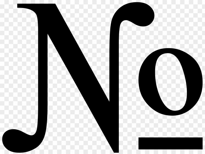 One Numero Sign Wikipedia Nominal Number PNG