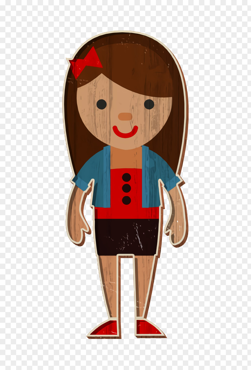 People Icon Girl Children Avatars PNG