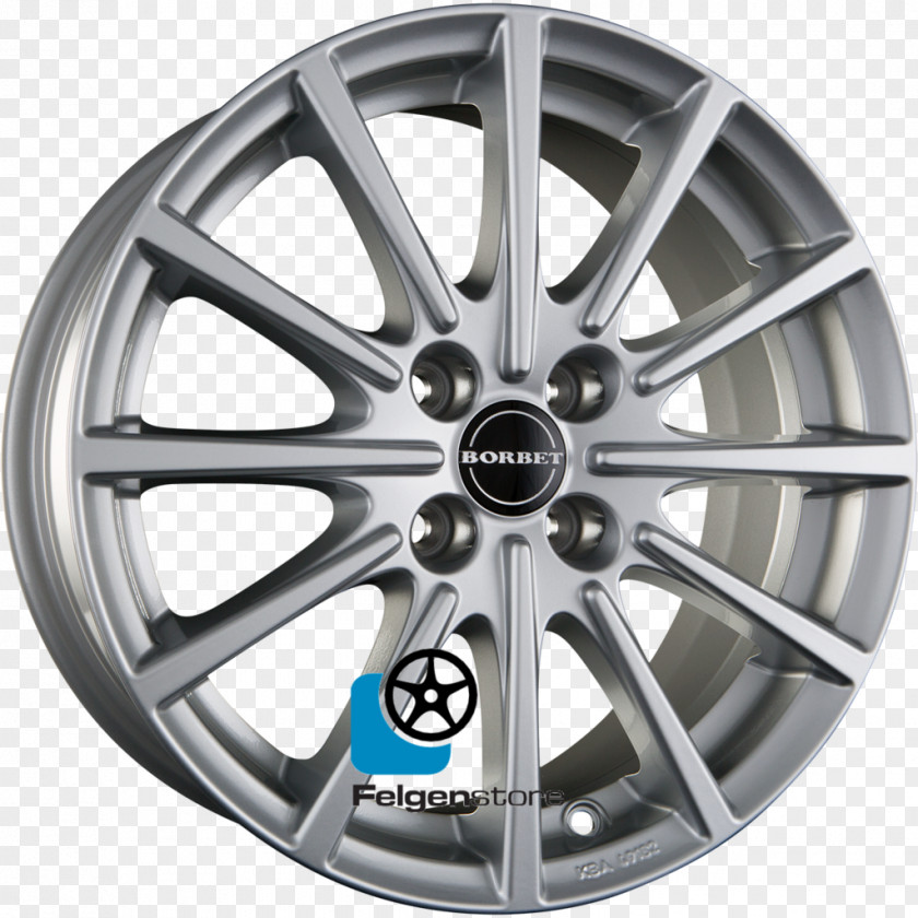 Volkswagen Alloy Wheel BORBET GmbH Autofelge Tire PNG