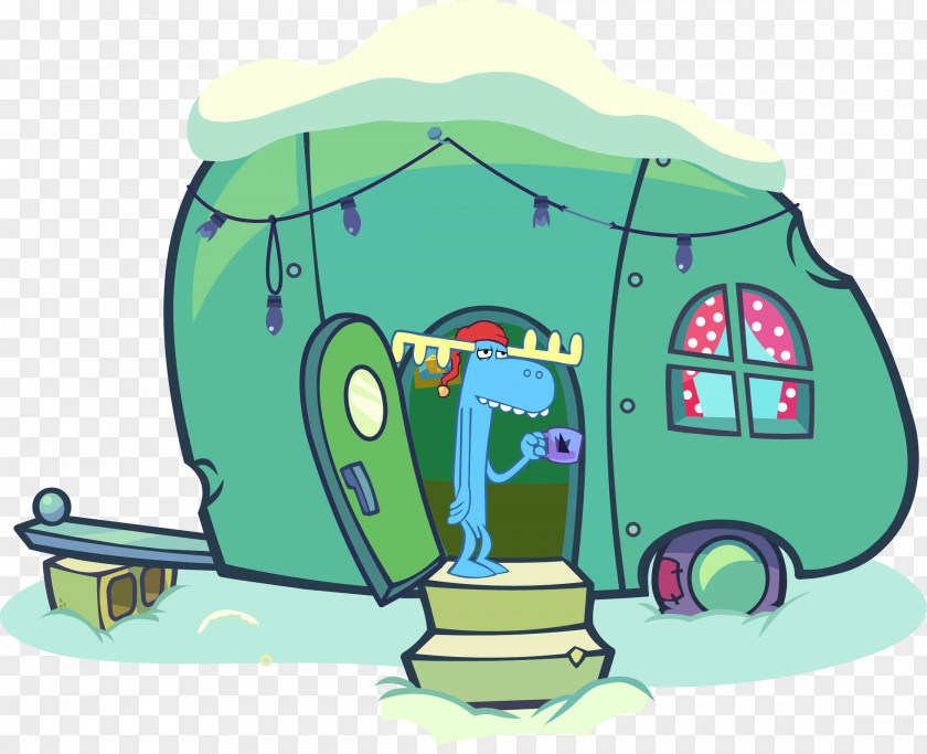 Cartoon RV Recreational Vehicle Animation Illustration PNG