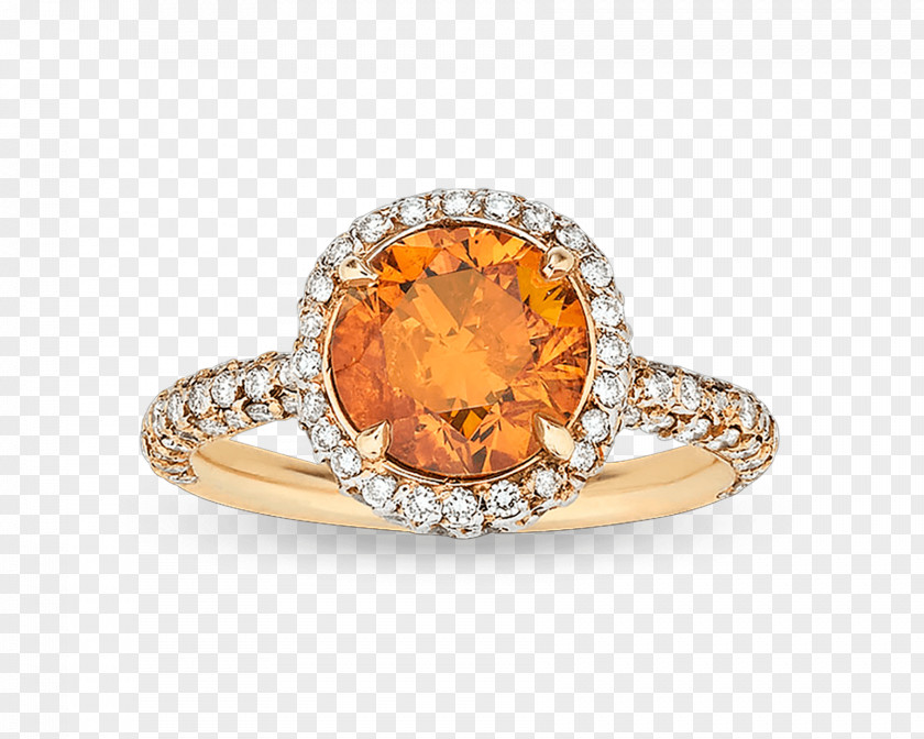 Jewellery Ring Orange Diamond Color Carat PNG