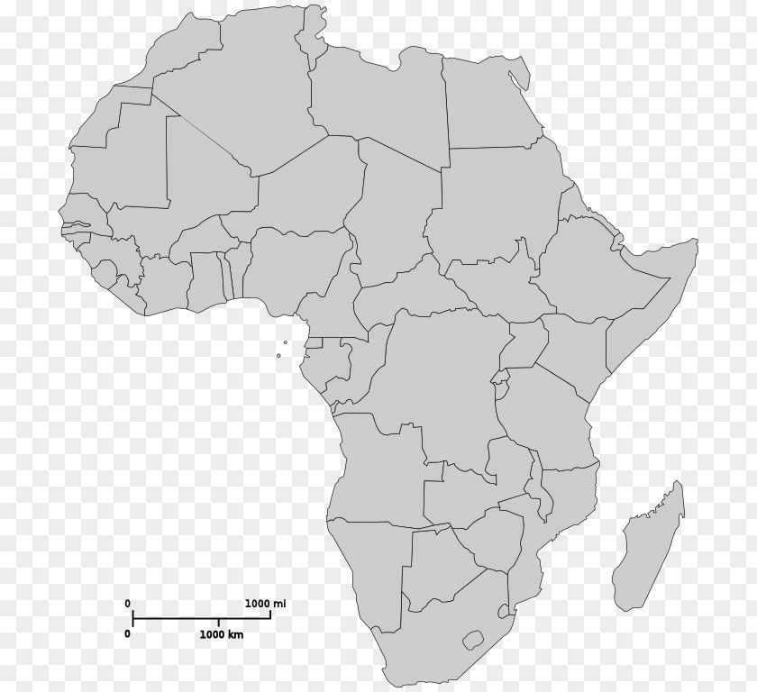 Africa Mali Sahara Blank Map Mapa Polityczna PNG