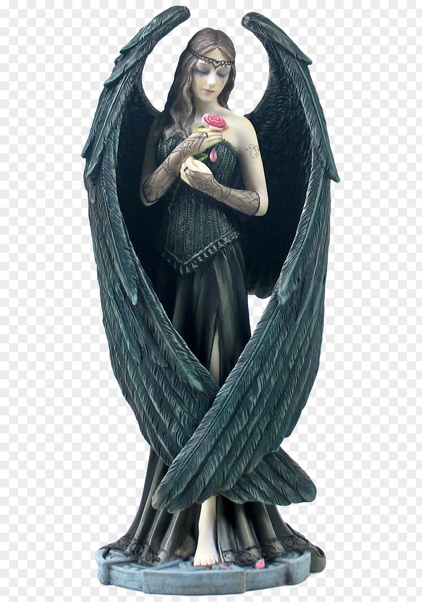 Demon Angel Figurine Fantasy Fantastic Art PNG