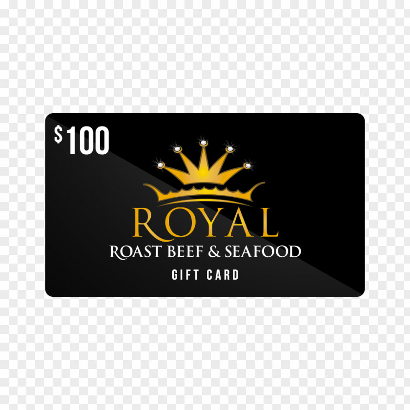 Gift Card Royal Roast Beef & Seafood Logo PNG