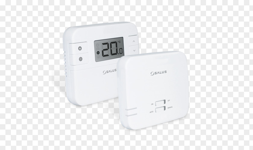 Room Thermostat Central Heating Wireless Radio Frequency PNG