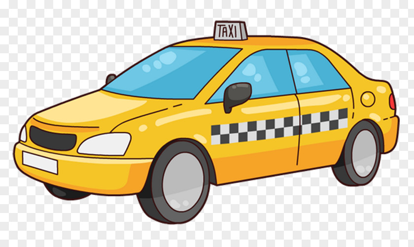 Taxi Clip Art Openclipart Yellow Cab Free Content PNG