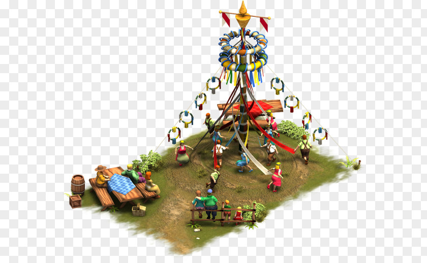 Christmas Tree Arbre De Mai Forge Of Empires Maypole PNG