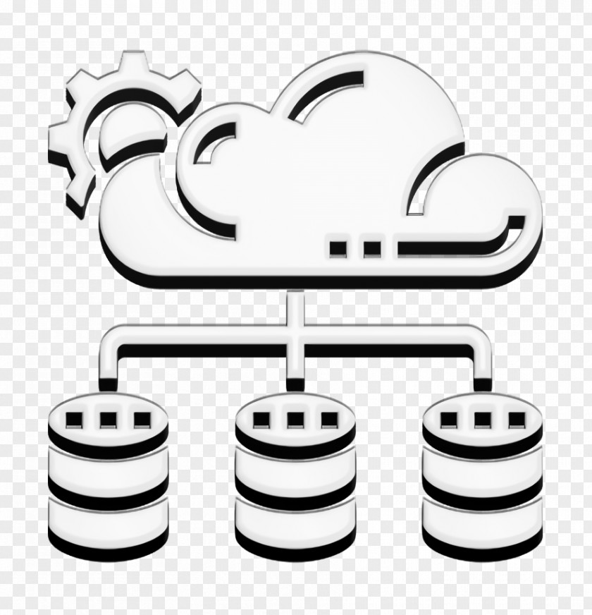 Cloud Service Icon Database Server PNG