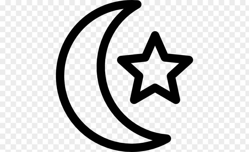 Moon Star And Crescent Lunar Phase Shape Clip Art PNG