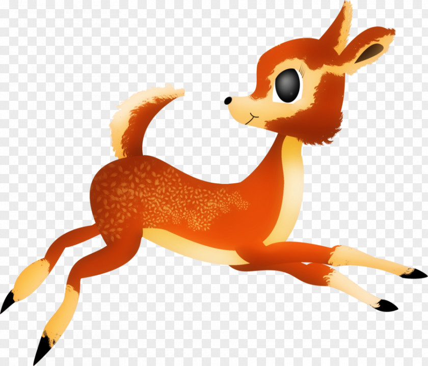 Red Fox Deer Drawing PNG