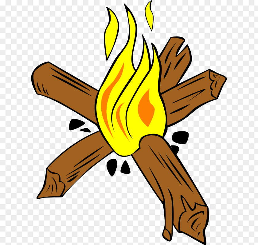 Camping Illustrations Campfire Fire Making Clip Art PNG
