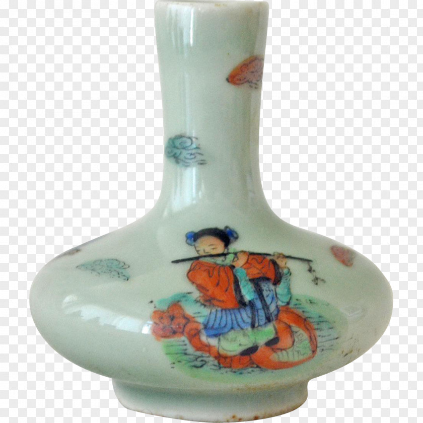 Chinese Porcelain Vase Ceramic Pottery Tableware PNG