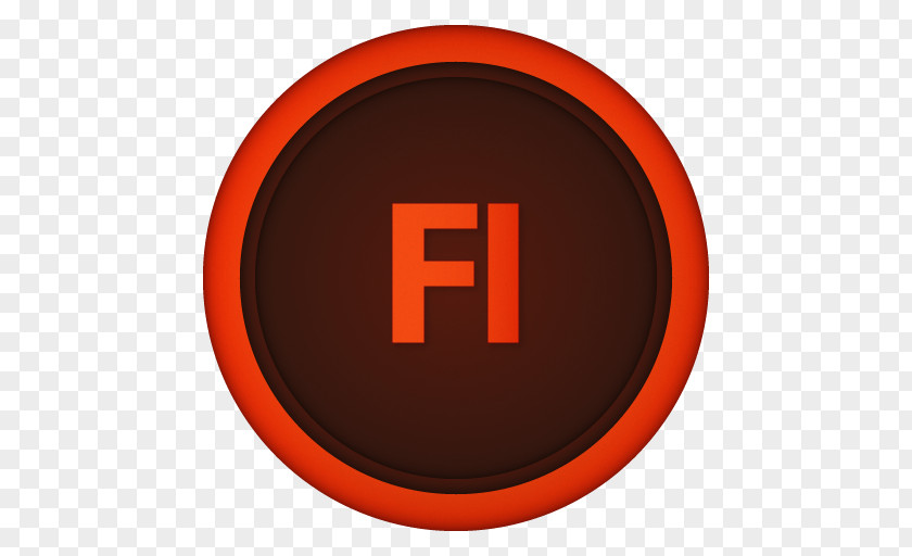 Fl Symbol Orange Circle PNG