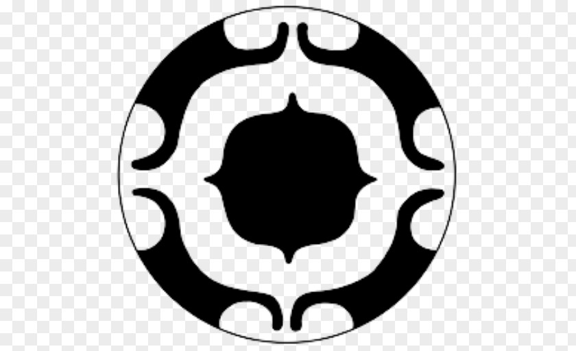 Stencil Blackandwhite Circle Logo PNG