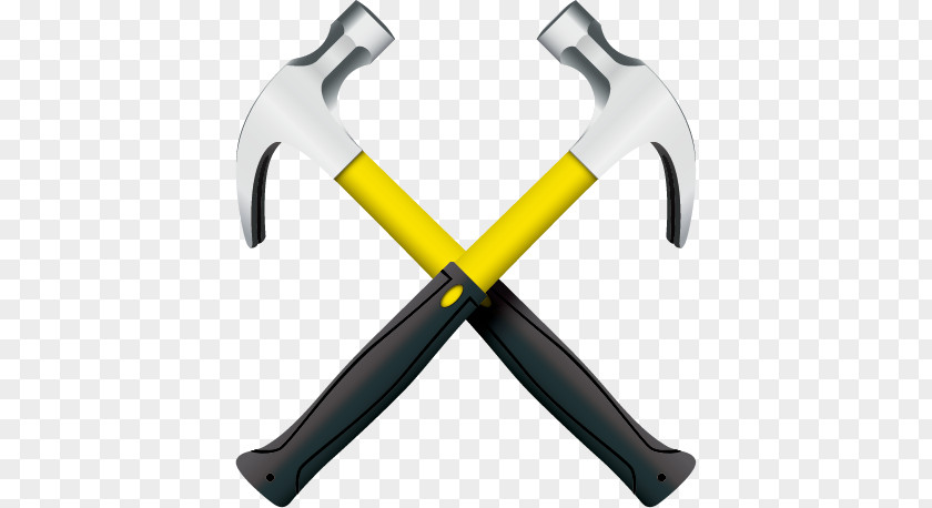 Vector Hammer Tool Knife Euclidean PNG