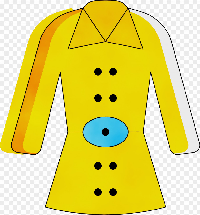 Yellow Clothing Sleeve Outerwear PNG
