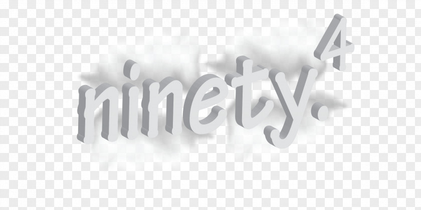 Ninety Logo Brand Desktop Wallpaper White PNG