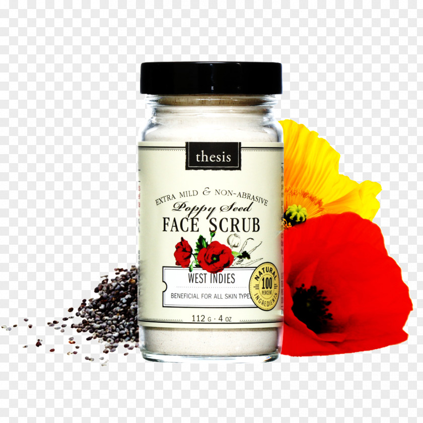 POPPY SEEDS Facial Cleanser Exfoliation Cosmetics Poppy Seed PNG