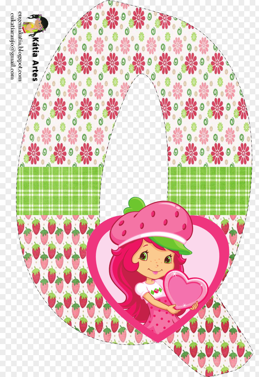 Strawberry Tart Shortcake Alphabet PNG