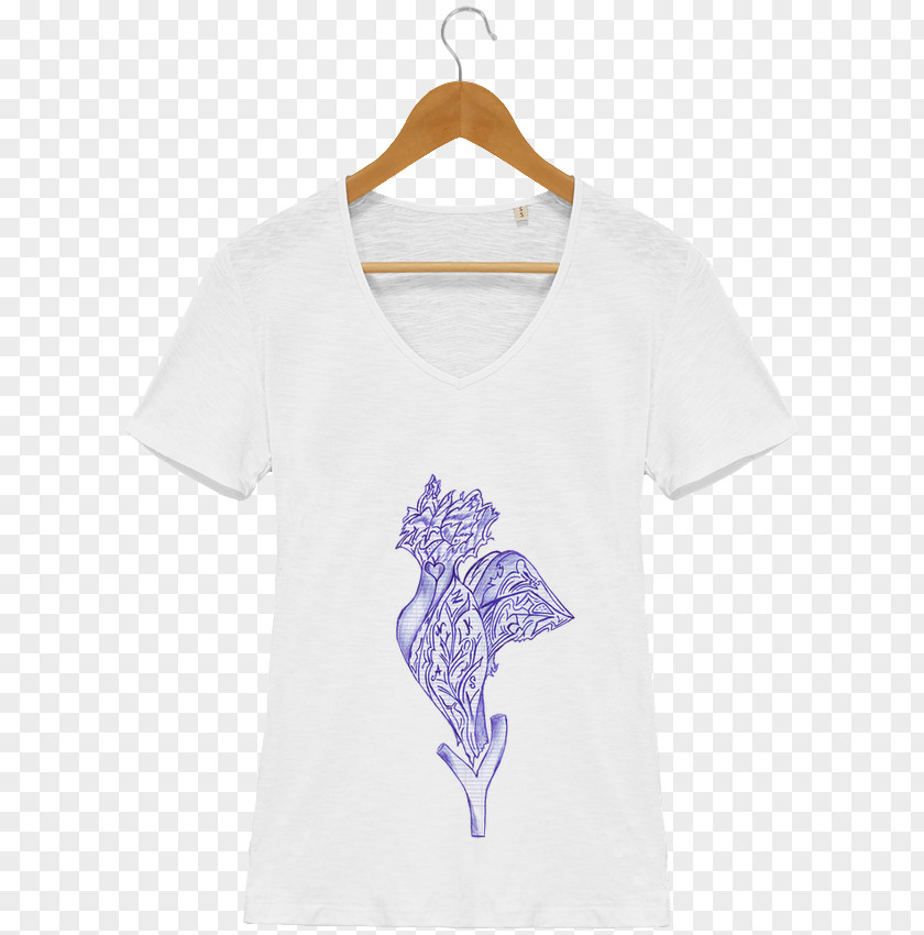 T-shirt Neckline Collar Woman PNG