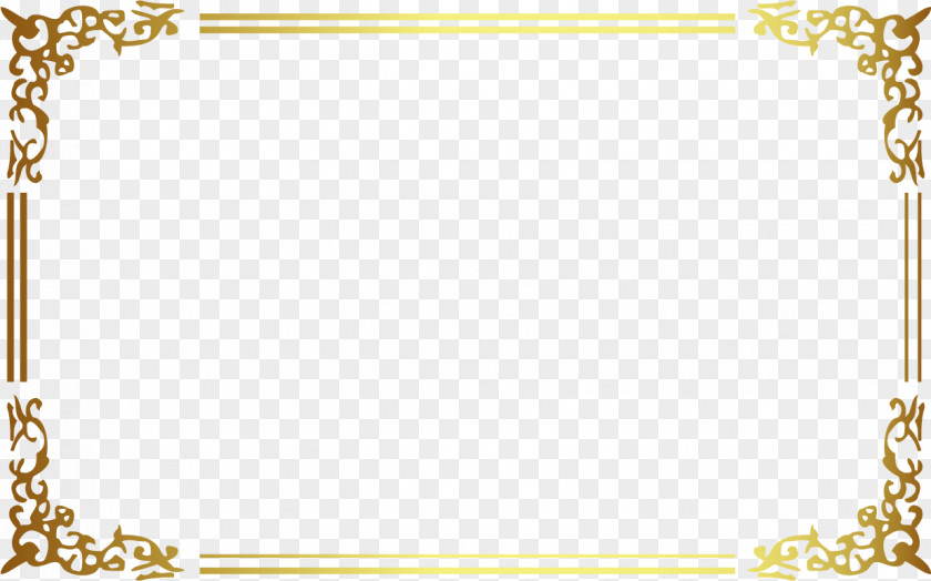 Ancient Golden Frame Icon PNG