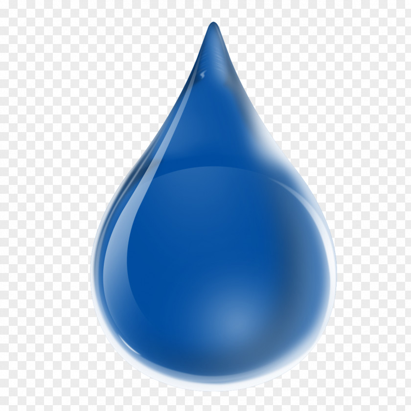 Blue Water Drop Liquid Clip Art PNG