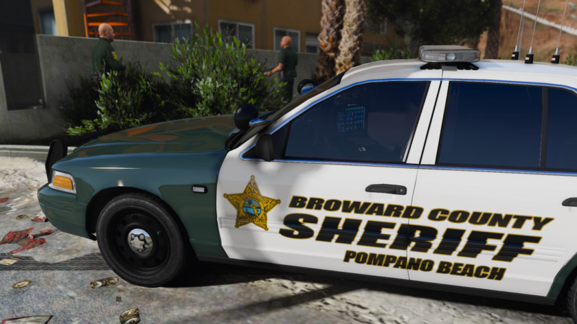 Sheriff Broward County Sheriff's Office Car Ford Crown Victoria Police Interceptor PNG
