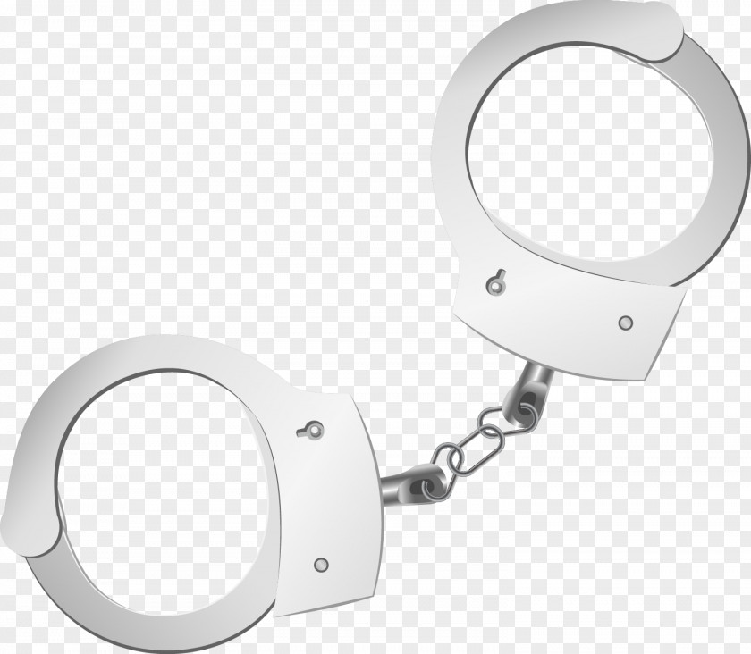 Vector Handcuffs Icon PNG