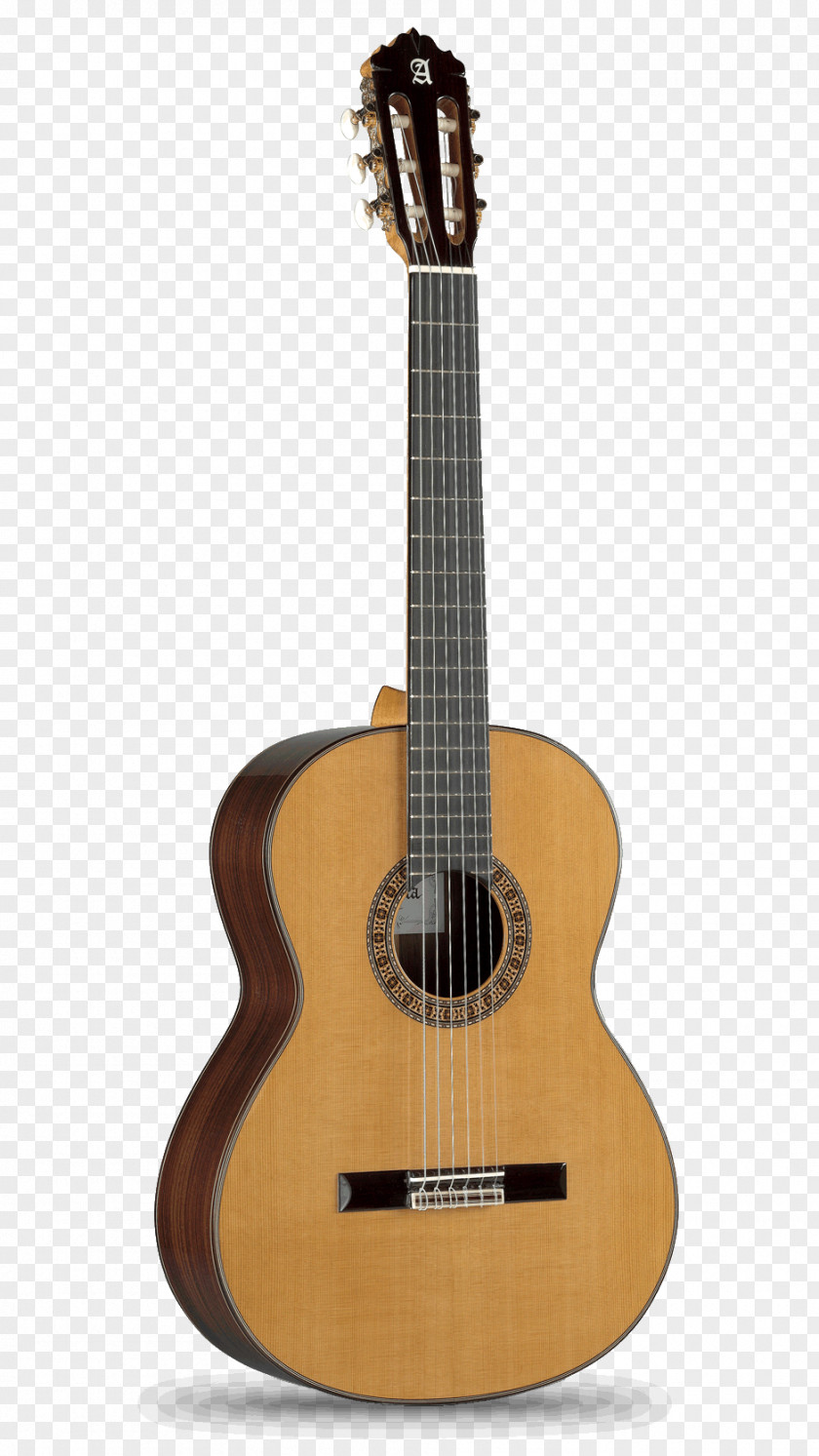 Cedar Wood Grain Alhambra Classical Guitar Cutaway Acoustic PNG