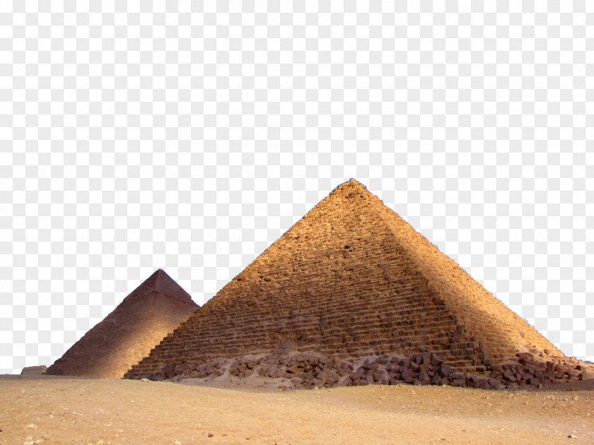 Pyramid Landscape Of Menkaure Egyptian Pyramids Giza Complex PNG