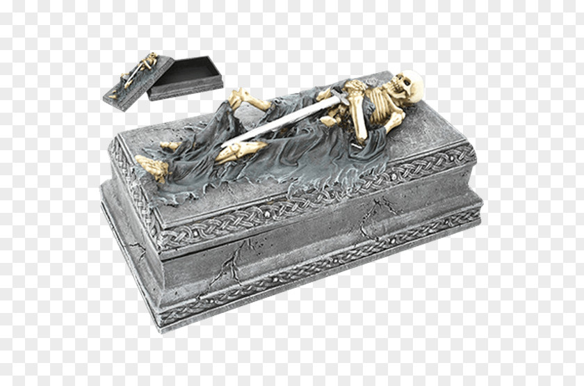 Skeleton Coffin Caskets Jewellery Box Tomb PNG