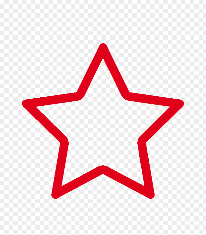 Triangle Logo Red Star PNG