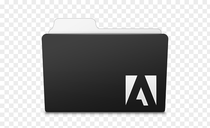 Adobe Flex Folder Black Rectangle Font PNG