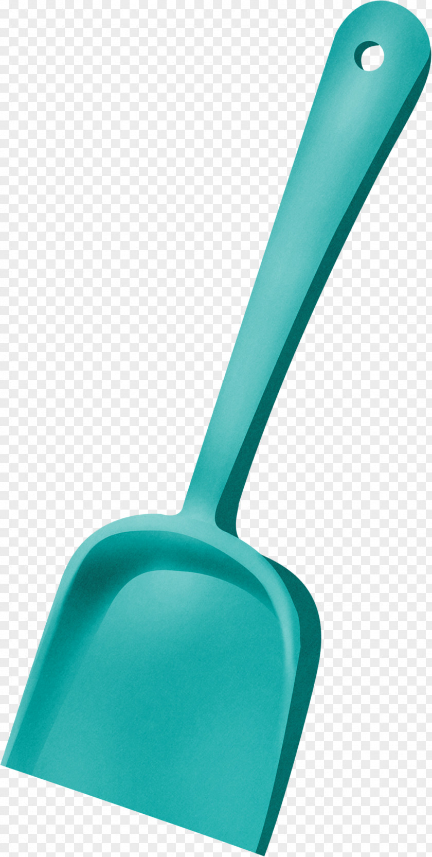 Blue Beach Shovel Tool PNG