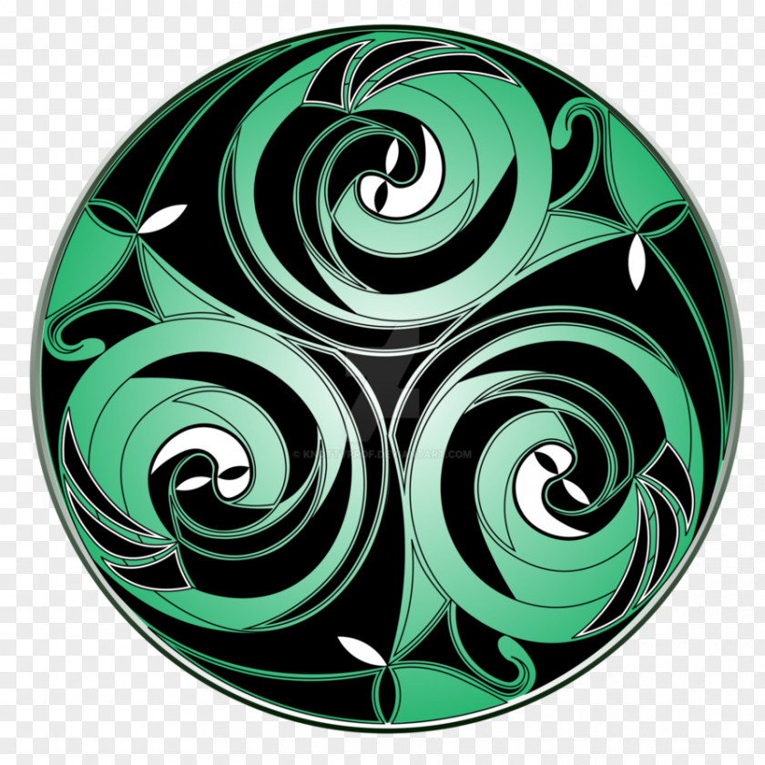 Circle Spiral Pattern PNG