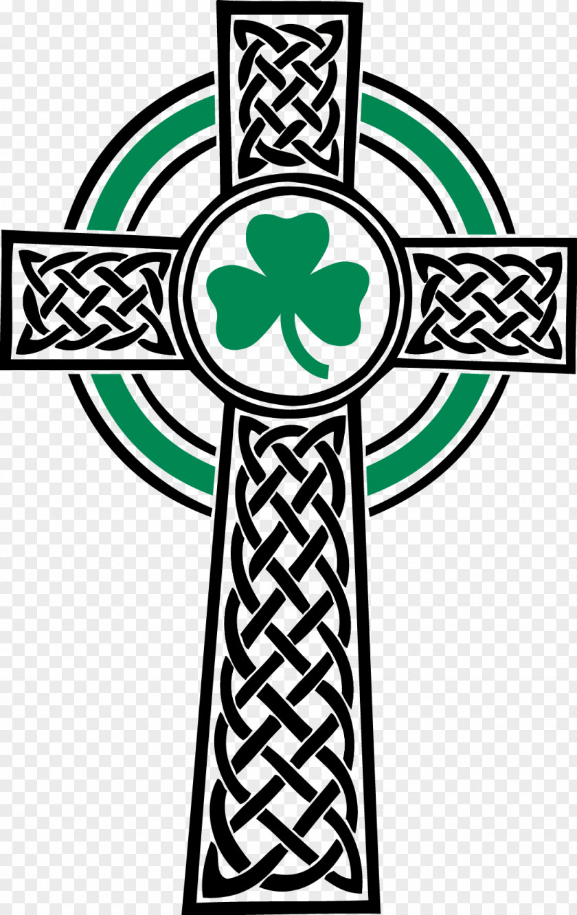 Faith Hope Love Celtic Cross Saint Patrick's Day Christian Knot Saltire PNG