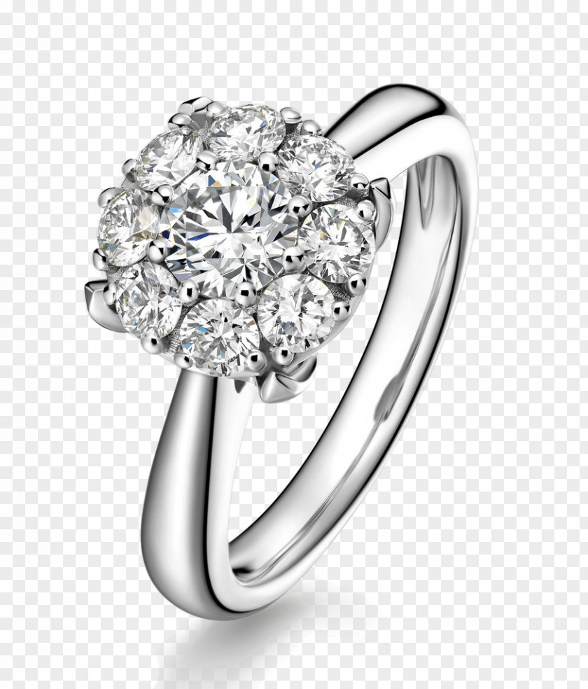 Luxury And Beautiful Multi-diamond Ring Diamond PNG