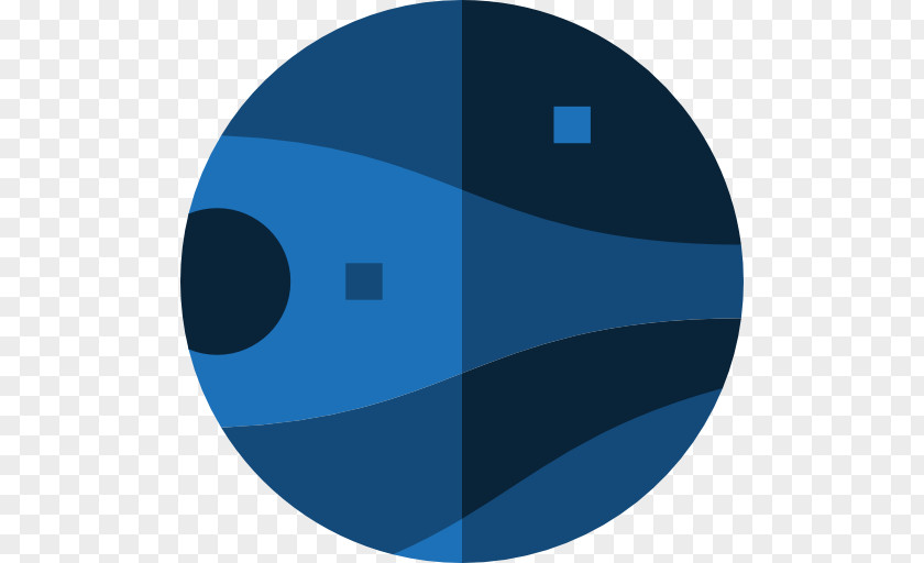 Blue Ball Earth Icon PNG