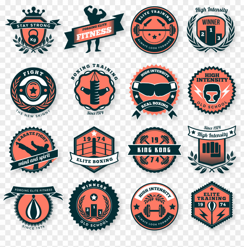 Creative Fitness Club Tag Vector Material Merit Badge Scouting Boy Scouts Of America Clip Art PNG