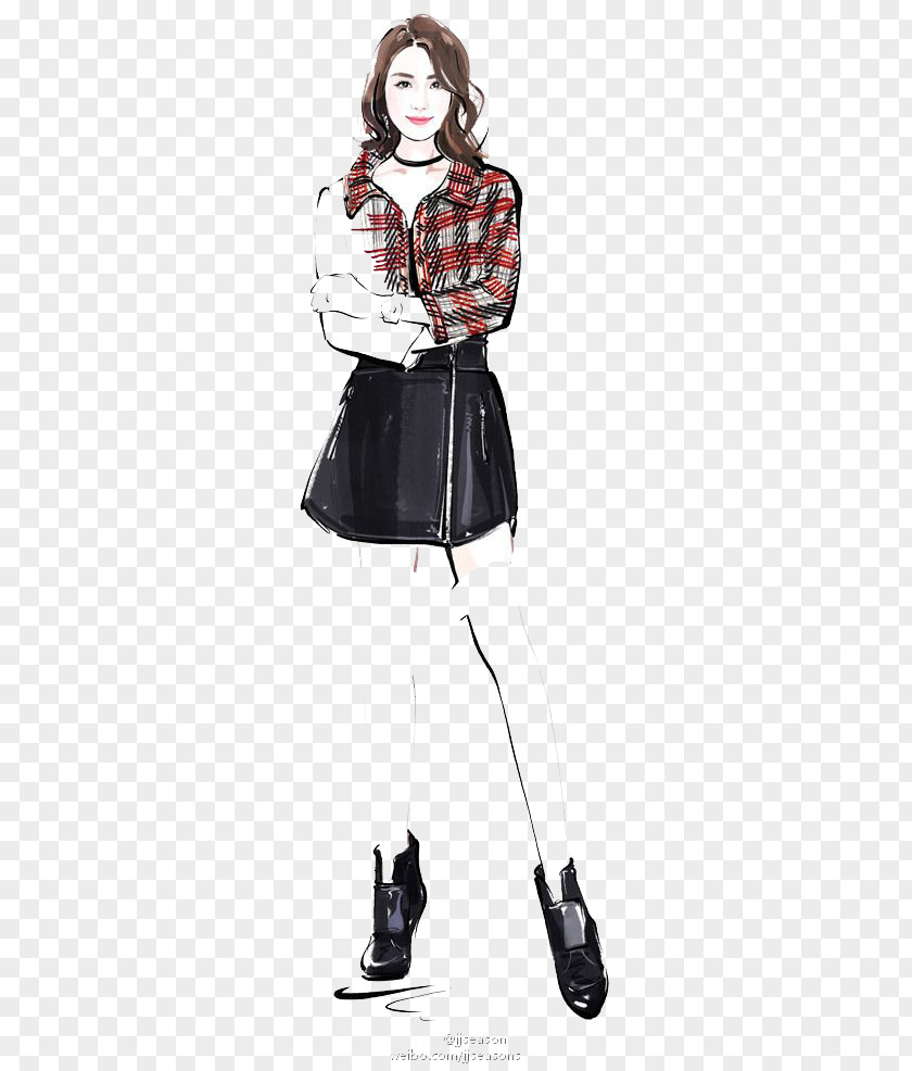 Liu Shishi Chanel Fashion Model Illustration PNG Illustration, Cartoon girl clipart PNG