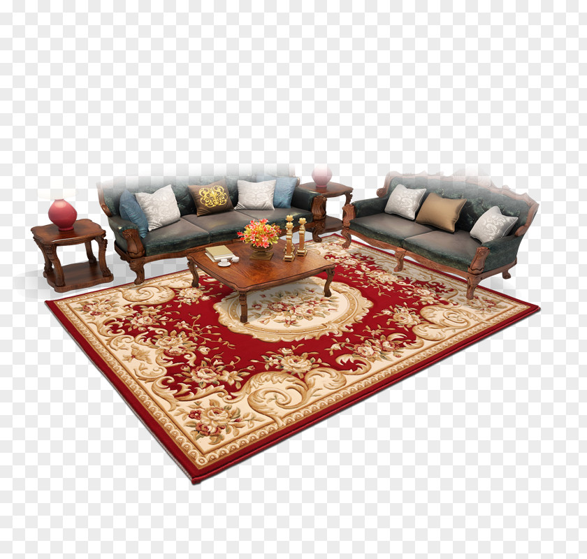 Living Room Carpet Sofa Bedroom Couch PNG