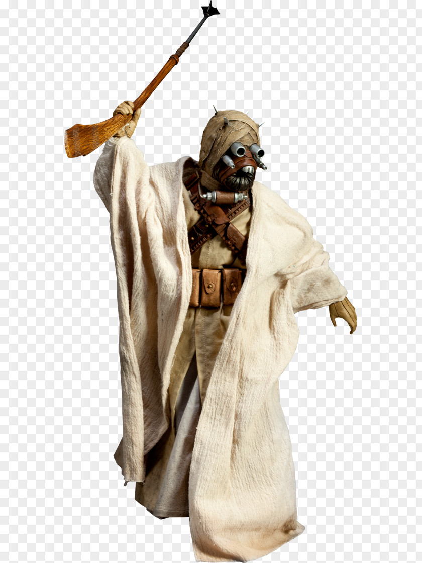Tuscan Tusken Raiders Star Wars Obi-Wan Kenobi Sideshow Collectibles Tatooine PNG