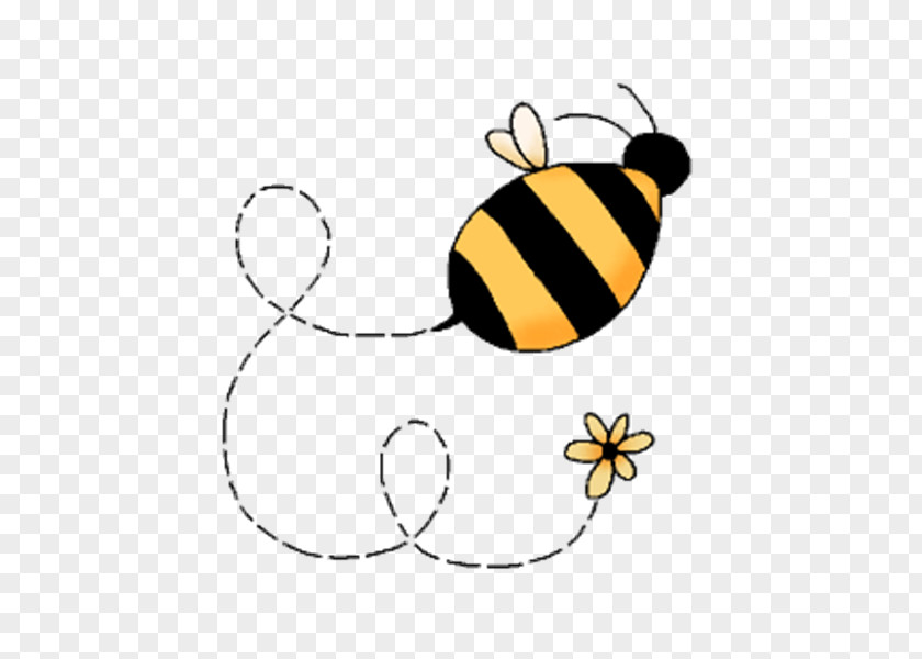 Bee Buzzing Clip Art Vector Graphics Image Illustration PNG
