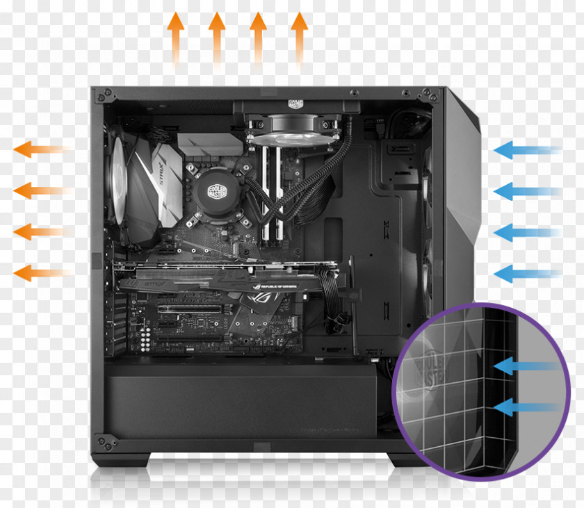 Cooling Tower Computer System Parts Cases & Housings Cooler Master Hardware PNG